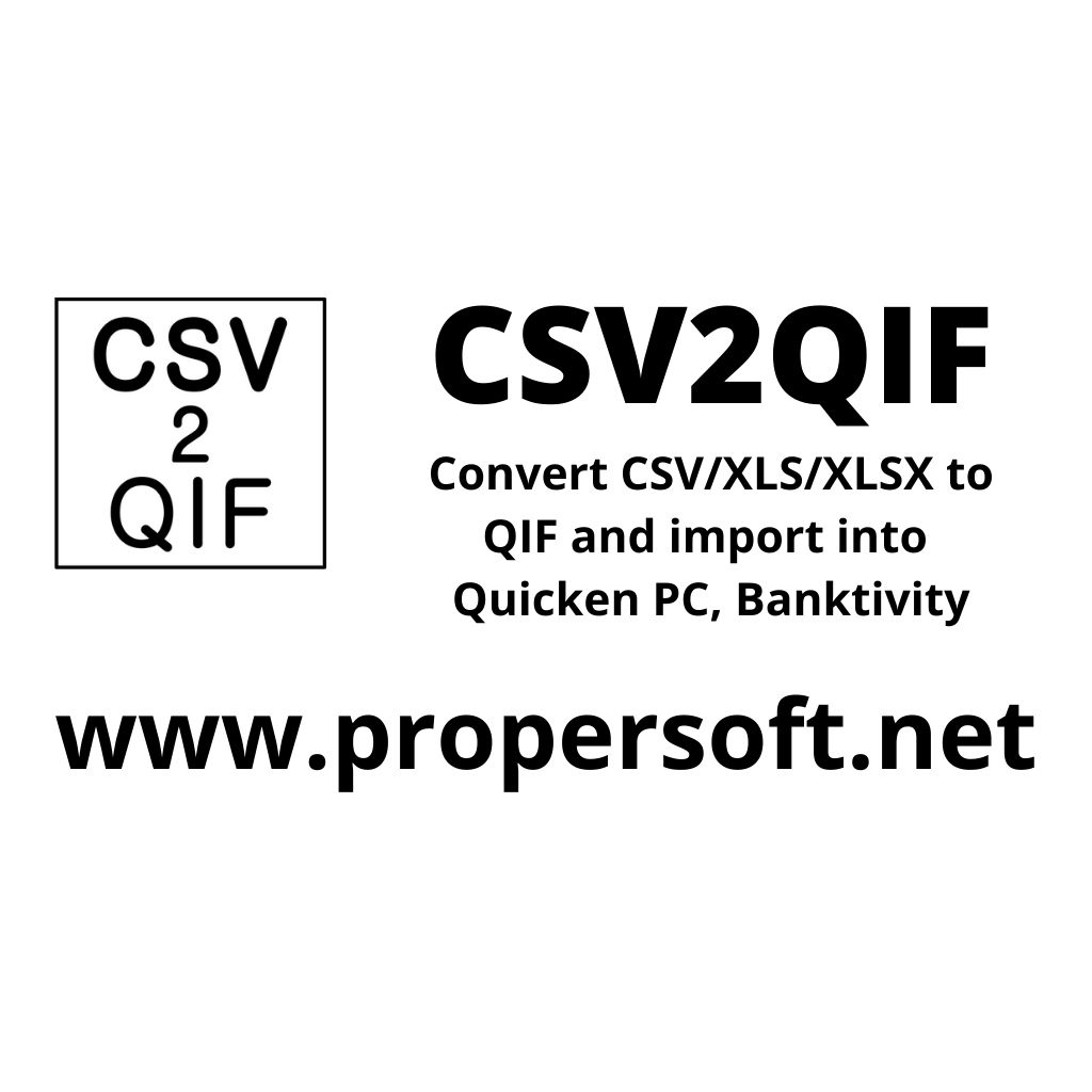 csv2qif free equivalent