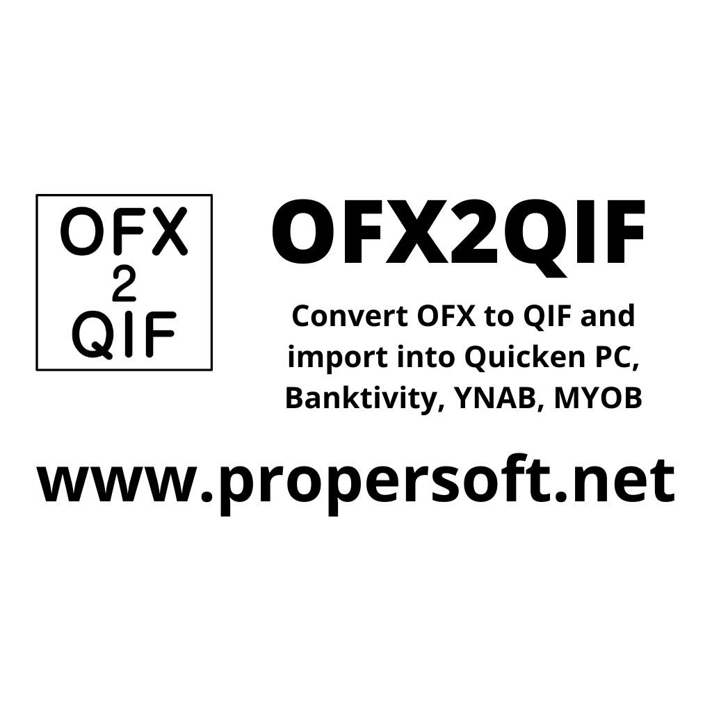 Ofx2qif Convert Ofx To Qif And Import Into Quicken Pc 2005 2022 2624